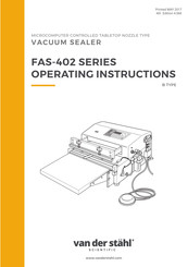Van Der Stahl FAS-402 Series Operating Instructions Manual