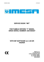 Imesa E201003027 Service Book