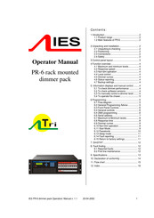 IES PR-6 Operator's Manual