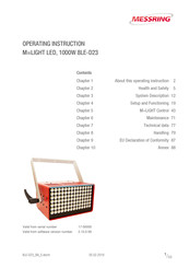 MESSRING 8LE-D23 Instruction Manual
