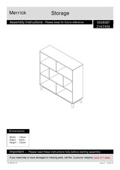 Argos Merrick 214/7459 Assembly Instructions Manual