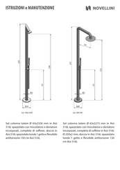 Novellini LILITH 13062 Manual