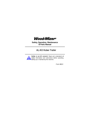 Wood-mizer AL-KO Kober Safety, Operation, Maintenance & Parts Manual