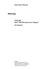 Tektronix TMS 440 SH-3 7708 Instruction Manual