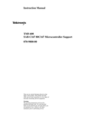 Tektronix TMS 600 SAB-C167 80C167 Instruction Manual