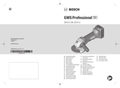 Bosch Professional GWS 18-125-V-LI Original Instructions Manual