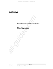 Nokia MetroSite Field Upgrade Manual