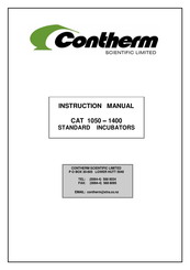 Contherm Cat 1200 Instruction Manual