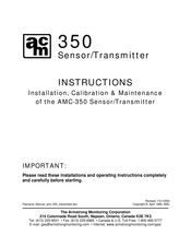 AMC 350 Instructions Manual