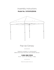 Royal garden SVPUPGZB106 Assembly Instructions Manual