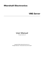Marshall Electronics VMS User Manual