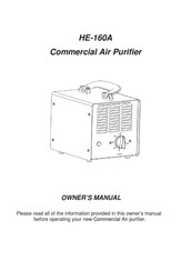 ozonegenerator HE-160A Owner's Manual