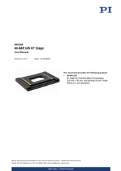 PI M-687.UN User Manual