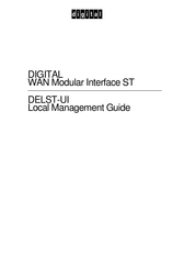 Cabletron Systems DELST-UI Management Manual