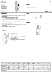 Elko CRM-61 Manual