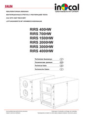 Inocal RIRS 2000HW Technical Data Manual