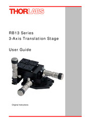 THORLABS RollerBlock RB13 Series User Manual