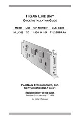 PairGain 150-1141-24 Quick Installation Manual