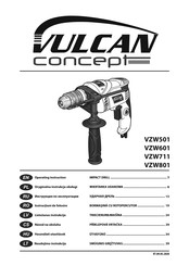 Vulcan Concept VZW501 Operating	 Instruction