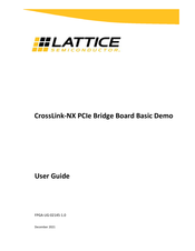 Lattice CrossLink-NX PCIe User Manual