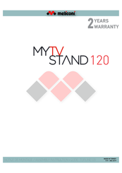 MELICONI MY TV STAND 120 Assembly Instruction Manual
