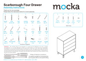 Mocka Scarborough Four Drawer Assembly Instructions Manual