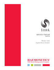 Haemonetics SEBRA 1040 Service Manual