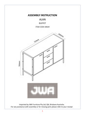 JWA ALAN 69644 Assembly Instruction Manual