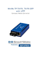 Advantech B+B SmartWorx MiniMc MiniMc TP-TX/FX-SFP Manual