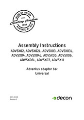 decon ADV5X02L Assembly Instructions Manual