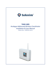 Teknim TWM-1885 Installation & User Manual