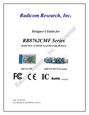 Radicom Research RB8762CMF Series Designer's Manual