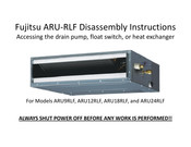 Fujitsu ARU18RLF Disassembly Instructions Manual