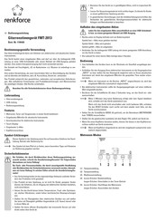 Renkforce FMT-2013 Operating Instructions Manual