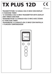 ACM TX PLUS 12D Manual