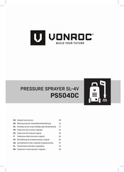 VONROC PS504DC Original Instructions Manual