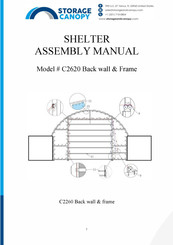 Storage Canopy C2620 Assembly Manual