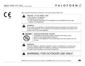 Paloform MISO Installation And Owner's Manual