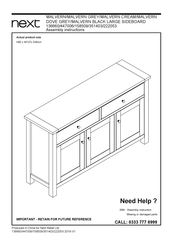Next MALVERN 447006 Assembly Instructions Manual