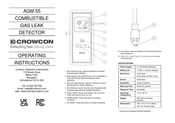 Crowcon AGM 55 Operating Instructions