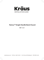 Kraus Ramus KBF1221MB2PK Manual