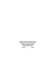 Steris Hausted APC 150 Operator's And Service Manual