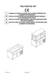 MBM SELF-SERVICE 700 Installation, Operating And Maintenance Manual