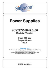 sinercom SCS2ENMD48.3x30 Quick Start Manual