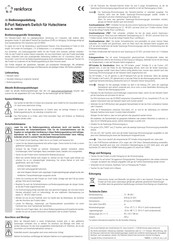 Renkforce 1668009 Operating Instructions