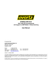 evertz 570FEC-HW-X19 User Manual