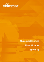 Shimmer ShimmerCapture User Manual