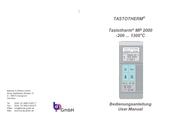 bp TASTOTHERM MP 2000 User Manual