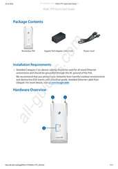 Ubiquiti R5AC-PTP Quick Start Manual