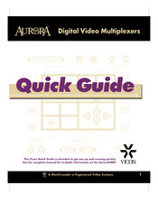 Vicon AurorA 2000 Quick Manual